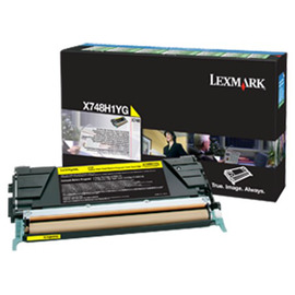 Картридж лазерный Lexmark X748H1YG желтый 10 000 стр