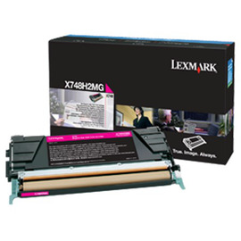 Lexmark X748H2MG картридж лазерный [X748H2MG] пурпурный 10 000 стр (оригинал) 