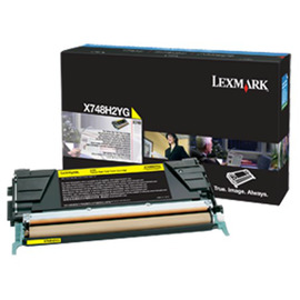 Картридж лазерный Lexmark X748H2YG желтый 10 000 стр