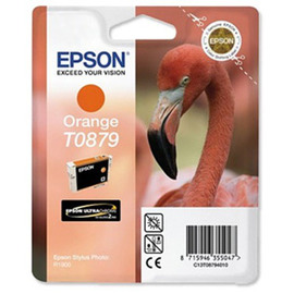 Epson T0879 | C13T08794010 картридж струйный [C13T08794010] оранжевый 1 215 стр (оригинал) 