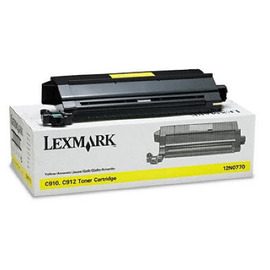 Lexmark 12N0770 картридж лазерный [12N0770] желтый 14 000 стр (оригинал) 