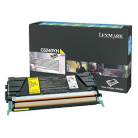 Картридж лазерный Lexmark C5240YH желтый 5 000 стр
