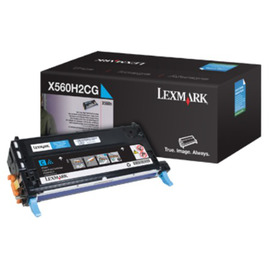 Картридж лазерный Lexmark X560H2CG голубой 10 000 стр