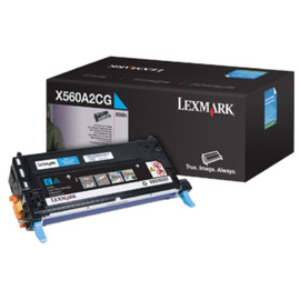 Картридж лазерный Lexmark X560A2CG голубой 4 000 стр