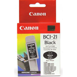 Картридж струйный Canon BCI-21BK | 0954A002 черный 225 стр