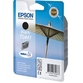 Epson T0441 | C13T04414010 картридж струйный [C13T04414010] черный 450 стр (оригинал) 