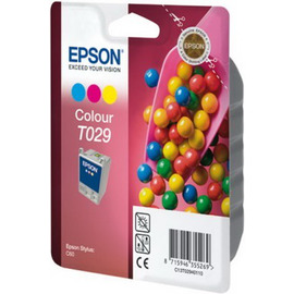 Картридж струйный Epson T029 | C13T02940110 цветной 300 стр