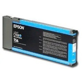 Картридж струйный Epson T54 | C13T543500 светло-голубой 110 мл