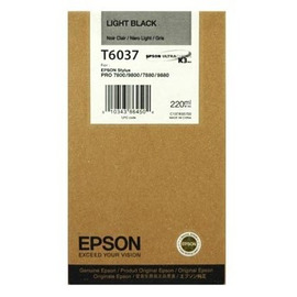 Epson T6037 | C13T603700 картридж струйный [C13T603700] светло-черный 220 мл (оригинал) 