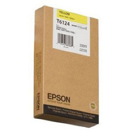 Картридж струйный Epson T6124 | C13T612400 желтый 220 мл