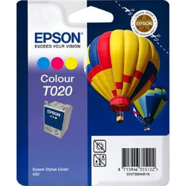 Epson T020 | C13T02040110 картридж струйный [C13T02040110] цветной 300 стр (оригинал) 