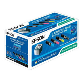 Картридж лазерный Epson C13S050268 набор цветной + черный 4 x 4 000 стр