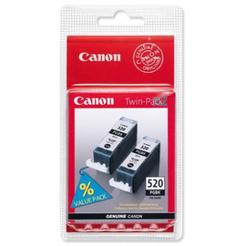 Canon PGI-520BK Twin | 2932B012 картридж струйный [2932B012] черный-пигментный 2 x 324 стр (оригинал) 