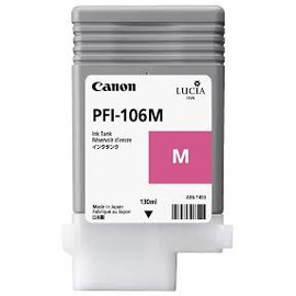 Картридж струйный Canon PFI-106M | 6623B001 пурпурный 130 мл