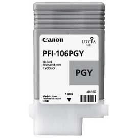 Картридж струйный Canon PFI-106PGY | 6631B001 серый-фото 130 мл