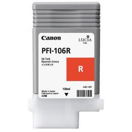 Картридж струйный Canon PFI-106R | 6627B001 красный 130 мл