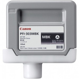 Картридж струйный Canon PFI-303MBK | 2957B001 черный-матовый 330 мл