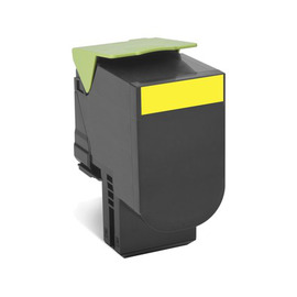 Lexmark 80C80Y0 картридж лазерный [80C80Y0] желтый 1 000 стр (оригинал) 