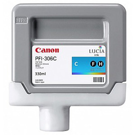 Canon PFI-306C | 6658B001 картридж струйный [6658B001] голубой 330 мл (оригинал) 