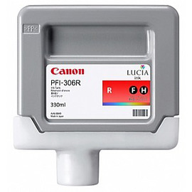 Canon PFI-306R | 6663B001 картридж струйный [6663B001] красный 330 мл (оригинал) 