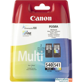 Картридж струйный Canon PG-540 + CL-541 | 5225B006 черный + цветной 2 x 180 стр