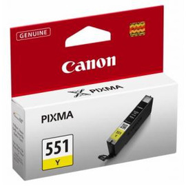 Canon CLI-551Y | 6511B001 картридж струйный [6511B001] желтый 340 стр (оригинал) 