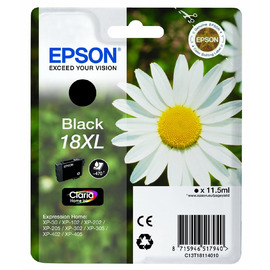Epson 18XL | C13T18114010 картридж струйный [C13T18114010] черный 470 стр (оригинал) 