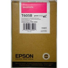 Картридж струйный Epson T605B | C13T605B00 пурпурный 110 мл