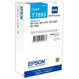 Epson T7892 | C13T789240 картридж струйный [C13T789240] голубой 4 000 стр (оригинал) 