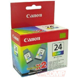 Картридж струйный Canon BCI-24Cl | 6882A009 цветной 2 x 120 стр