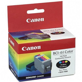 Canon BCI-61 | 0968A002 картридж струйный [0968A002] цветной 320 стр (оригинал) 