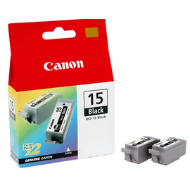 Canon BCI-15BK | 8190A002 картридж струйный [8190A002] черный 2 x 180 стр (оригинал) 