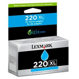 Lexmark 220 XL | 14L0175AL картридж струйный [14L0175AL] голубой 1 600 стр (оригинал) 
