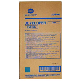 Тонер-девелопер Konica Minolta DV-610C | A04P900 голубой 340 000 стр