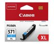 Картридж струйный Canon CLI-571C XL | 0332C001 голубой 11 мл