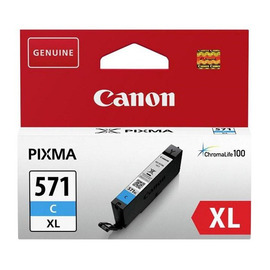 Картридж струйный Canon CLI-571C XL | 0332C001 голубой 11 мл