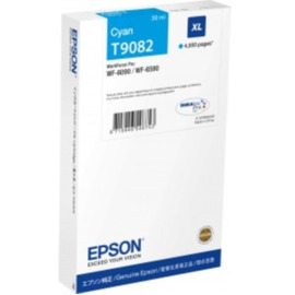 Картридж струйный Epson T9082 | C13T908240 голубой 4 000 стр