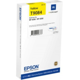 Картридж струйный Epson T9084 | C13T908440 желтый 4 000 стр