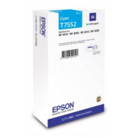 Картридж струйный Epson T7552 | C13T755240 голубой 4 000 стр