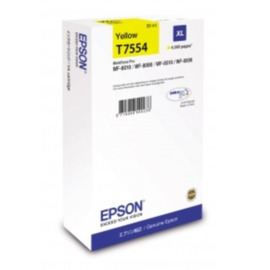 Epson T7554 | C13T755440 картридж струйный [C13T755440] желтый 4 000 стр (оригинал) 