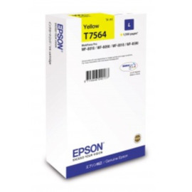 Картридж струйный Epson T7564 | C13T756440 желтый 1 500 стр