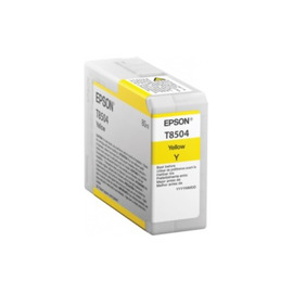 Картридж струйный Epson T8504 | C13T850400 желтый 80 мл