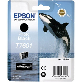 Epson T7601 | C13T76014010 картридж струйный [C13T76014010] черный-фото 25,9 мл (оригинал) 