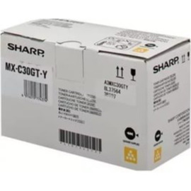 Картридж лазерный Sharp MX-C30GTY желтый 6 000 стр