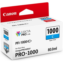 Canon PFI-1000C | 0547C001 картридж струйный [0547C001] голубой 80 мл (оригинал) 