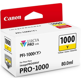 Canon PFI-1000Y | 0549C001 картридж струйный [0549C001] желтый 80 мл (оригинал) 