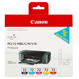 Canon PGI-72M | 6402B009 картридж струйный [6402B009] набор цветной 5 x 14 мл (оригинал) 