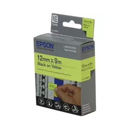 Картридж ленточный Epson LC-4YBP9 | C53S625403 черный на желтом 12 мм 9 м