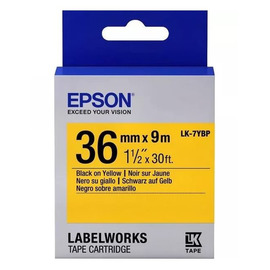 Epson LC-7YBP9 | C53S628402 картридж ленточный [C53S628402] черный на желтом 36 мм 9 м (оригинал) 