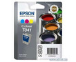 Картридж струйный Epson T041 | C13T04104010 цветной 300 стр